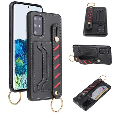 Magnetic Buckle Leather Wallet Phone Case Mobile Phone Shell Leather Sleeve Card Bracket