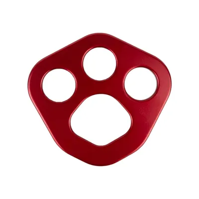 4 Holes Rope Separator Device Outdoor Rock Climbing Multi Anchor Point Connector Gear Equipment Small Paw Rigging Plate