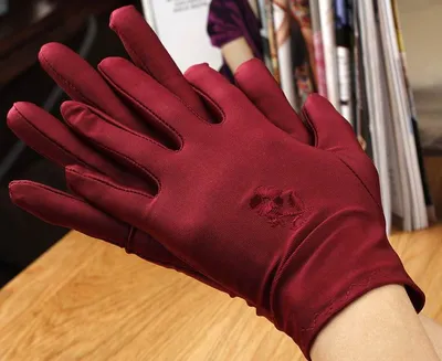 Fashion Lady Satin Bridal/Wedding Gloves