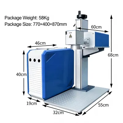 ZXJN-P30WM Portable Fiber Marking Machine with CE