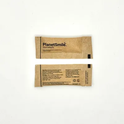 Eco-Friendly 3G Kraft Paper Bags for Customized Toothpaste