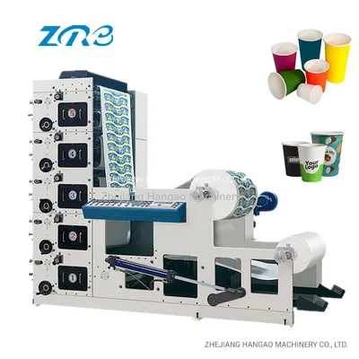 Roll PE Coated Paper Flexographic Printing Machine Factory Price