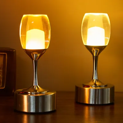 LED Table Lamp Eye Protection Creative Hotel Bedside Bar Table Lamp USB Charging Table Lamp