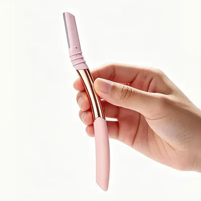Bulk OEM 3-in-1 Dermaplane Facial Shaver Eyebrow Trimmer Kit Anti-Slip