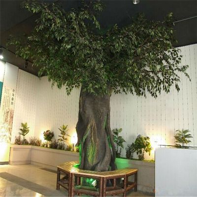 2014new Design Fiberglass Hand-Made Banyan Tree
