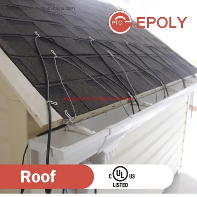 Roof & Gutter De-Icing Snow Prevention Heating Cable Wire Clips & Spacer