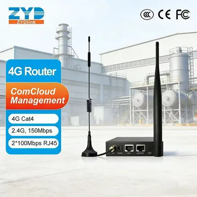 Rugged 4G LTE Router Supports Wide Voltage for Power Water and Environmental Monitoring