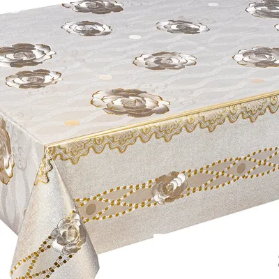 Waterproof Durable Plastic Retangle Vinyl PVC Table Cover Party Tables Covers