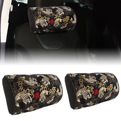Car Memory Cotton Double Bone Pillow Neck Protection Pillow Slow Rebound Headrest