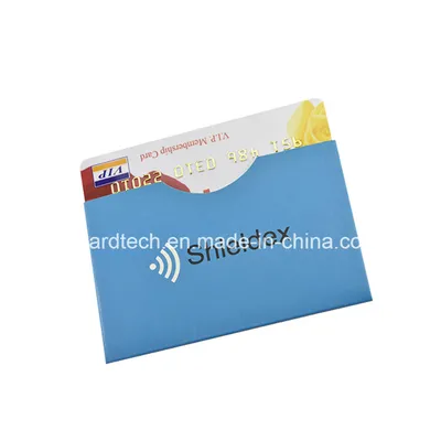 Aluminum Foil Passport Credit Card Protector RFID Blocking Card Sleeve