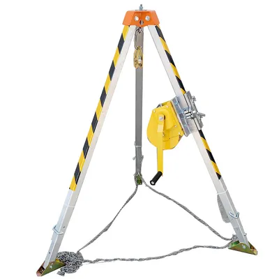 Safety Rescue Tripod Hand Winch Rescue Tripod Best Emergency Steel Cable Rescue Tripod Lifting Equipment