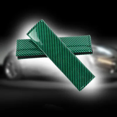 Jdm Carbon Fiber Appearance Car Seat Belt Protector Cover Shoulder Pad Protection