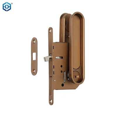 Zinc Alloy Invisible Recessed Handle Pocket Sliding Door Lock