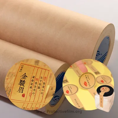 Kraft Paper Sticker Label Printing Material Film for Printing Slef Adhesive