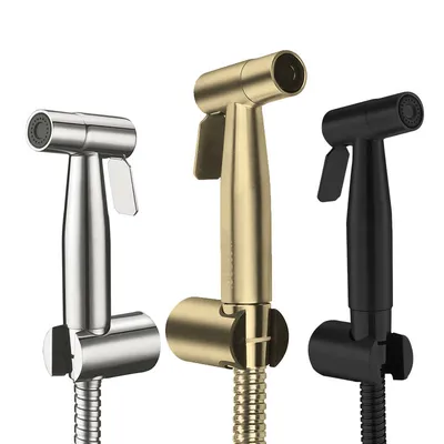 Stainless Steel SUS304 Handheld Bidet Shattaf Set Toilet Bidet Hand Spray Gun Kit Jet Shower Bidets Sprayer