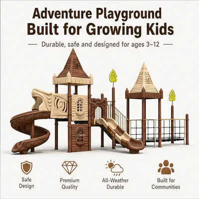 Children's Outdoor Playground Equipment Amusement Play Slide