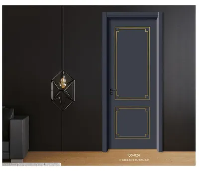 Multicolor Security Waterproof Low Carbon Environmental Protection Solid Wood Door
