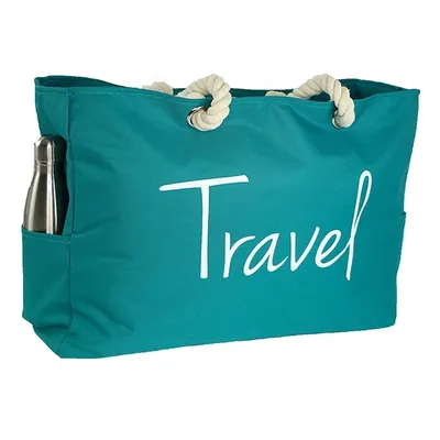 Custom Travel Water Resistant Large Summer Beach Tote Canvas Shoulder Bag
