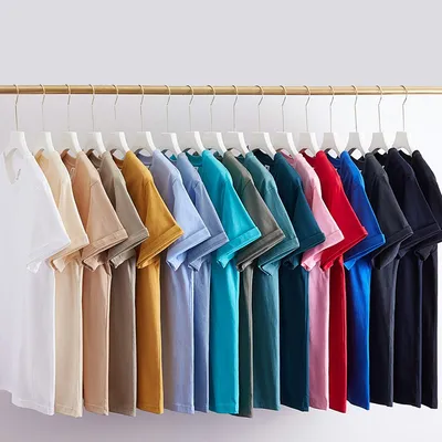 Unisex Boxy Organic Cotton Blank T Shirts with Custom Color