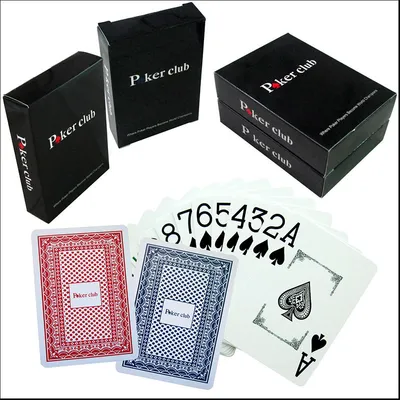 Poker Club Flexible Jumbo Waterproof 0.32mm New 100% Plastic Playing Cards