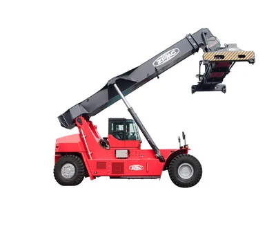 Lift Truck Container Forklift 45 Ton Reach Stacker for Container Handling with Intelligent Dynamic Anti Roll