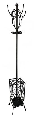 Metal Coat Rack with Unbrella Stand
