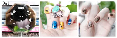 Nail Art Template Printing Nail Polish Stamping Plates
