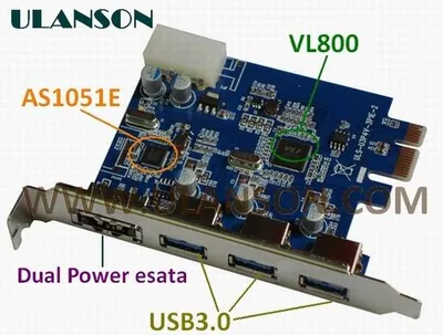 PCI-E USB3.0+eSATA/SATA 3 Card