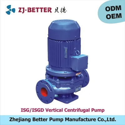 Isg Vertical Pipeline Centrifugal Water Pump