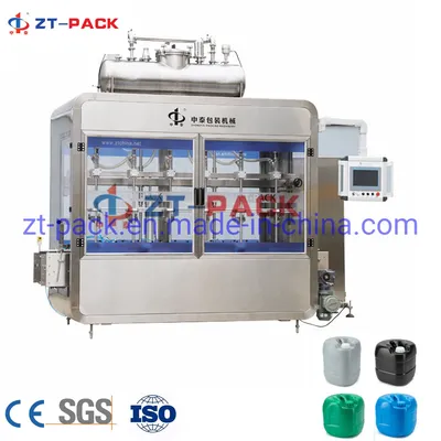 Fully Automatic Machinery 5-30L Big Capacity Plastic Drum Filling Machine with Weight System