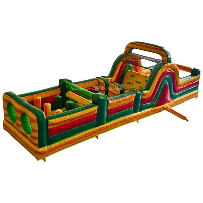 Race Game Inflatable Obstacle Course Funny Large Inflatable Comb New Popular Inflatable Bounce House