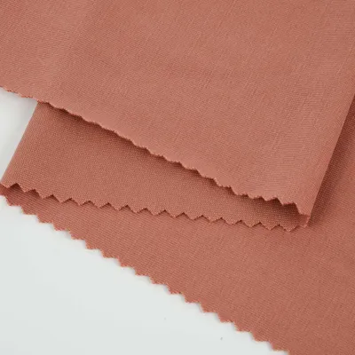 Smooth Modal Polyester Sand Washed Knitted Single Jersey-Fabric for Sportwear