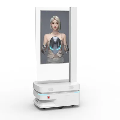 Reeman Autonomous Navigation Digital LCD Screen Advertising Display Mobile Robot