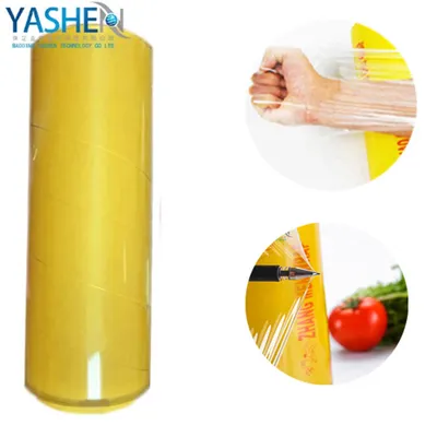 Food Grade Packaging PVC Cling Film Wrap Film Clear Wrapping Plastic Paper
