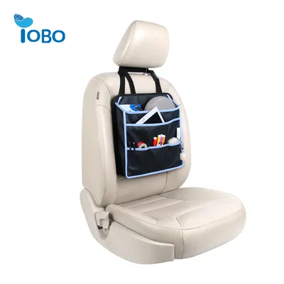 Car Front Seat Organizer with Dedicated Tablet and Laptop Storage Stabilizing Side Straps Soft Adjustable Shoulder Strap and Hardened Buckles