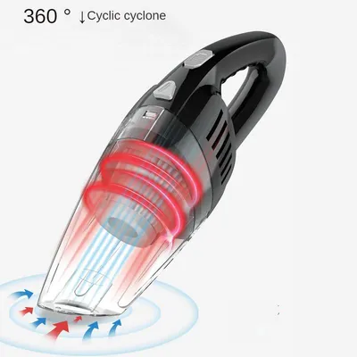 New Style Powerful Cyclone Suction Wet Dry 5000PA Handheld Car Cordless Vacuum Cleaner