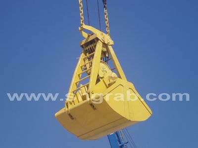 50t Four Rope Clamshell Grab