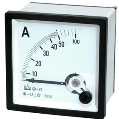 Electric Meter Digital Panel Meter 72 Moving Iron Instruments AC Ammeter