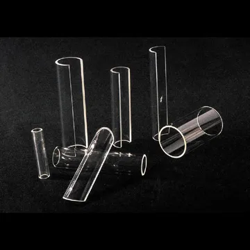 Clear Borosilicate Glass Half Tube