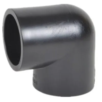 High Quality Plastic Plumbing Pipe End Fitting PE Pipe and Fittings HDPE Socket Fusion Pipe Fitting for Water Supply DIN Standard SDR11