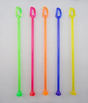Elegant Diamond-Design Plastic Drink Stirrer Set for Entertaining