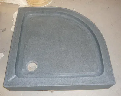 G654 Sesame Black Granite Shower Pan