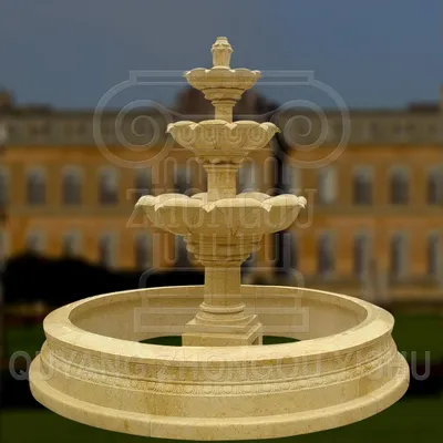 Natural Marble Stone Carving Outdoor Garden Decorative Water Fountain