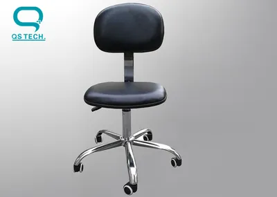 PU Leather Chair with Backrest ESD Chair Antistatic PU Office Chair