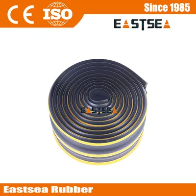 5m Black Rubber Column Guard Wall Protector