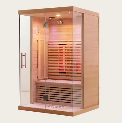 Stylish Gentle Heating Sauna Room for Home Wellness