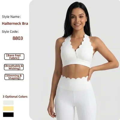 2026 Hot Sale Quick Dry Bias Binding Butt Lift Custom Labels 2 Piece Solid Color Yoga Sets