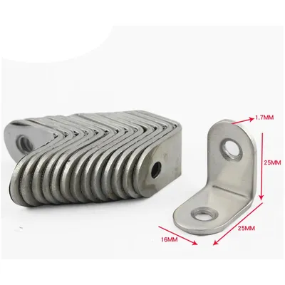 Staniless Steel Iron 90° High Quality Cheap Metal Table Leg Corner Bracket for Furniture