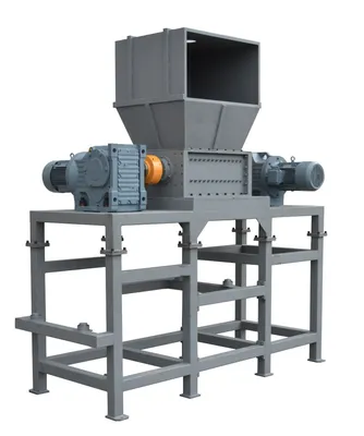 Double Shaft Shredder for Metal, Plastic and HDPE Pipe