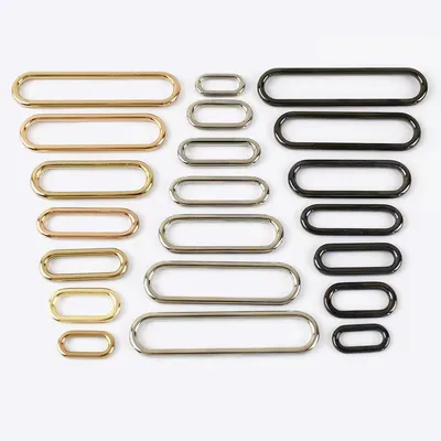 Wholesale 15-60mm Metal O Ring Buckle Handbag Hardware Bag Accessories Parts for Strap Belt